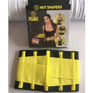 {SALE Sôc} đai gen bụng định hình sinh nhiệt HOT BELT chống cuộn 4 bên
