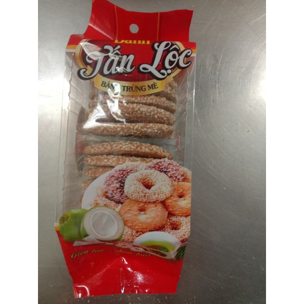 Bánh trứng mè vòng to 12 cái.