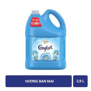 NƯỚC XẢ VẢI COMFORT ĐẬM ĐẶC HƯƠNG BAN MAI CAN 3,8L