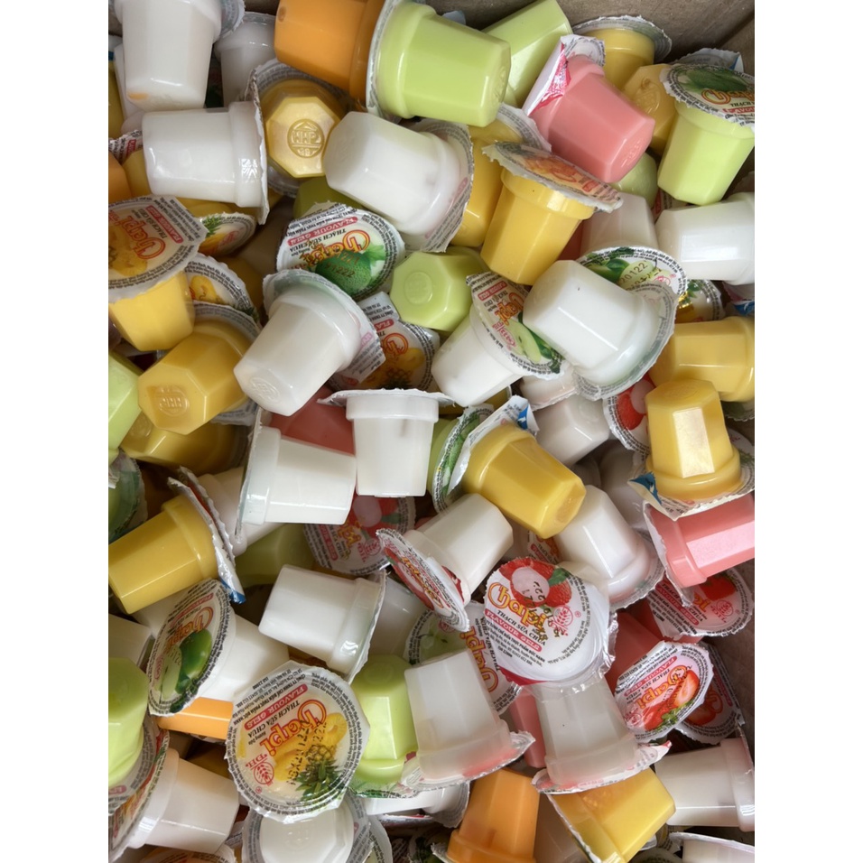 1KG THẠCH SỮA CHUA ĐỨC HẠNH MIX ĐỦ VỊ HÀNG CHUẨN