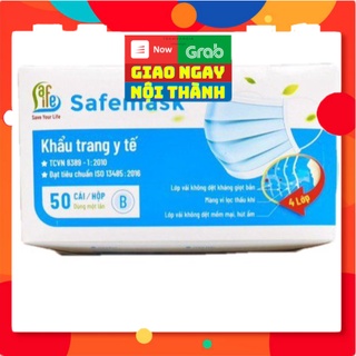Khẩu Trang Y Tế SafeLife 4 Lớp 💥10 Cái - An Toàn, Hiệu Quả 💥 Dùng Nơi Cộng Cộng, Văn Phòng, Quán, Spa... Chống Covi