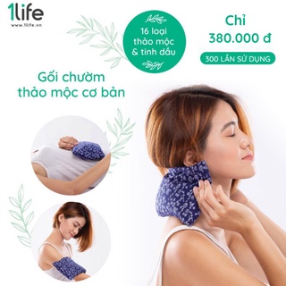 (Follow1Life) Gối Thảo Mộc / Túi Thảo Dược Chườm Nóng Lạnh 1LIFE (Gối cơ bản)