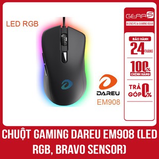 Mua Chuột Gaming DAREU EM908 (LED RGB  BRAVO sensor) - Bảo hành chính hãng toàn quốc 24 Tháng