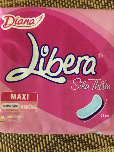 Băng vệ sinh libera siêu thấm không cánh 8 miếng ( gói 8 miếng )