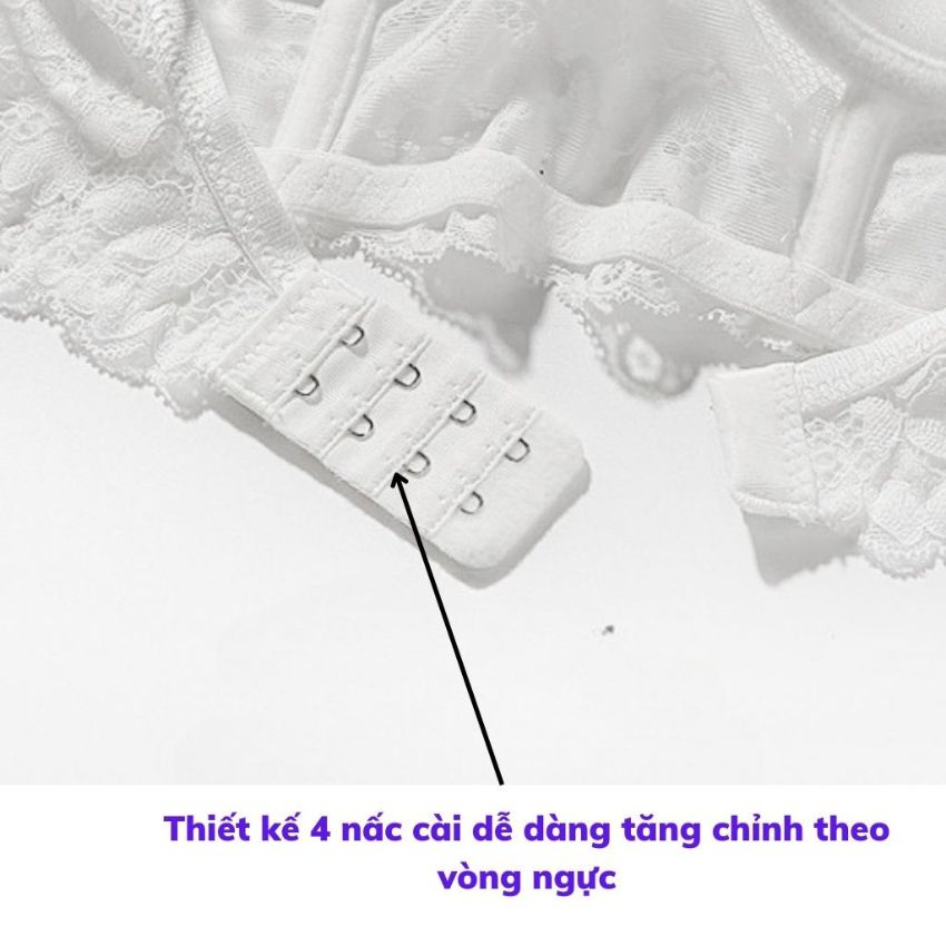 Áo ngực nữ đúc su tạo khe sexy, áo lót nữ có gọng đệm mút nâng ngực gợi cảm Kingshop A471