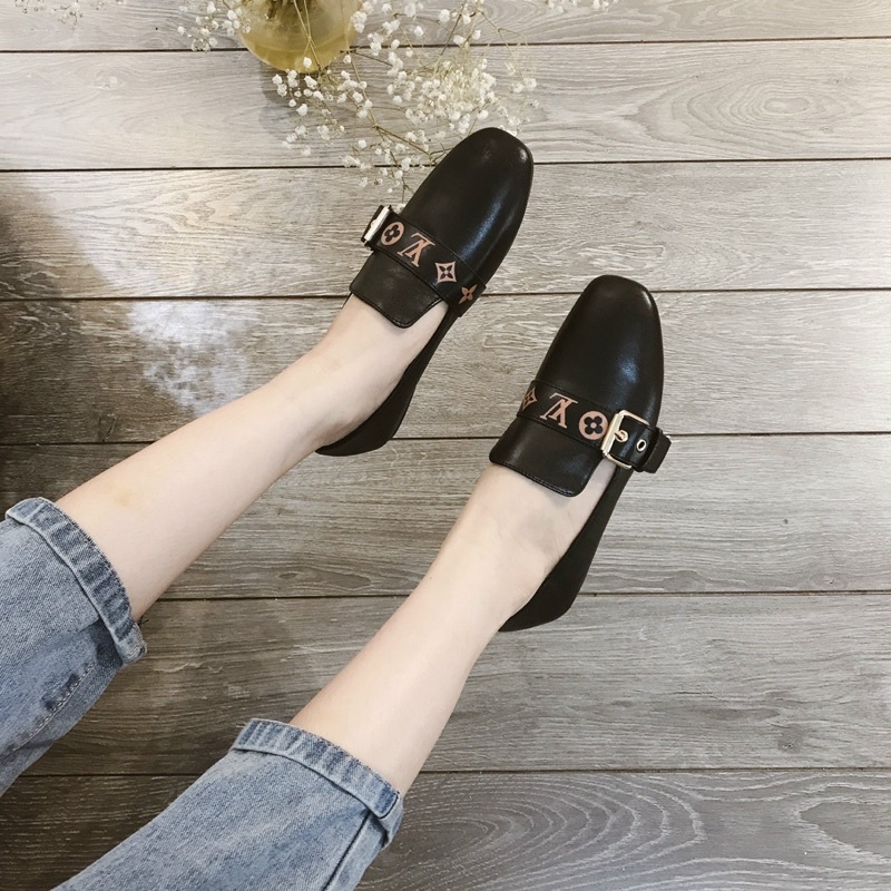 Giày lười, giày moca LV fullbox + bill  + túi giấy size 35-39