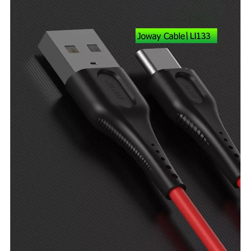 Cáp sạc siêu rẻ Lightning, Micro USB, Type C cho iphone, samsung,xiaomi Joway Li133 (Đen)