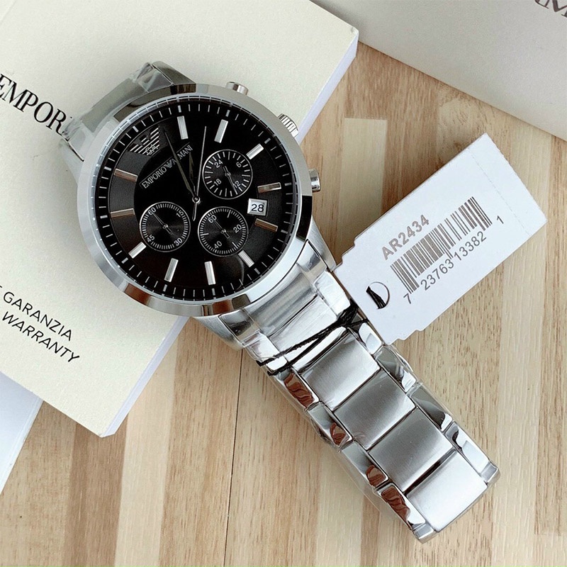 Đồng hồ nam Emporio Armani dây kim loại cao cấp 6 kim