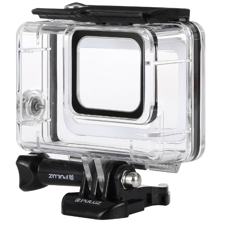 Hộp bảo vệ dưới nước dùng cho gopro hero 7 black and white độ sâu nước tới 45m bằng mica trong suốt hãng puluz