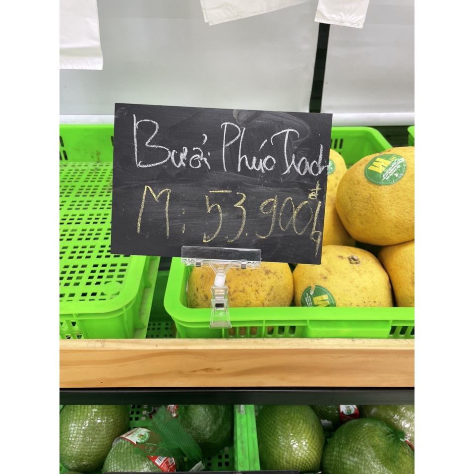 Bảng đen kích thước A4, A5, A6, nhựa đen, viết xóa được bằng bút lông chuyên dụng