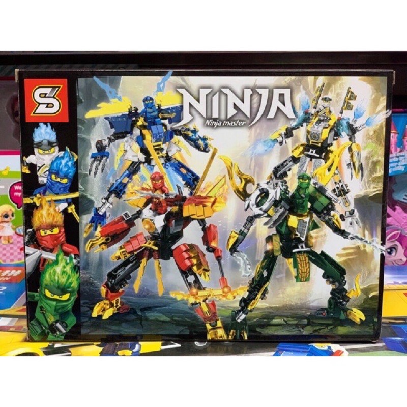 Lê gô lắp ghép ninja master 7015A