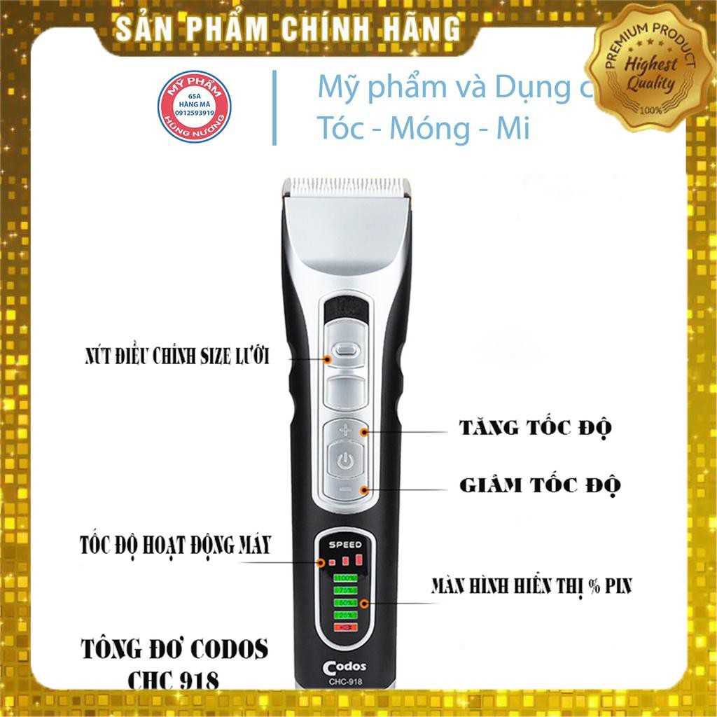 Tông đơ cắt tóc Codos CHC918