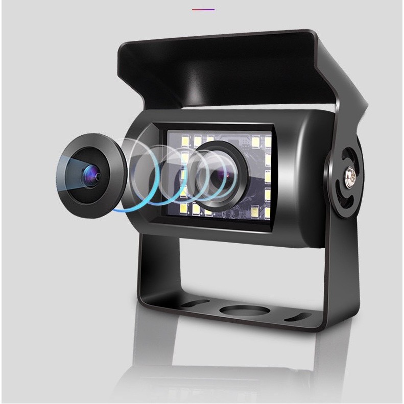 Bộ camera lùi và màn hình cho xe tải, xe khách bao gồm 2 camera và màn hình 7inch dễ dàng tự lắp đặt