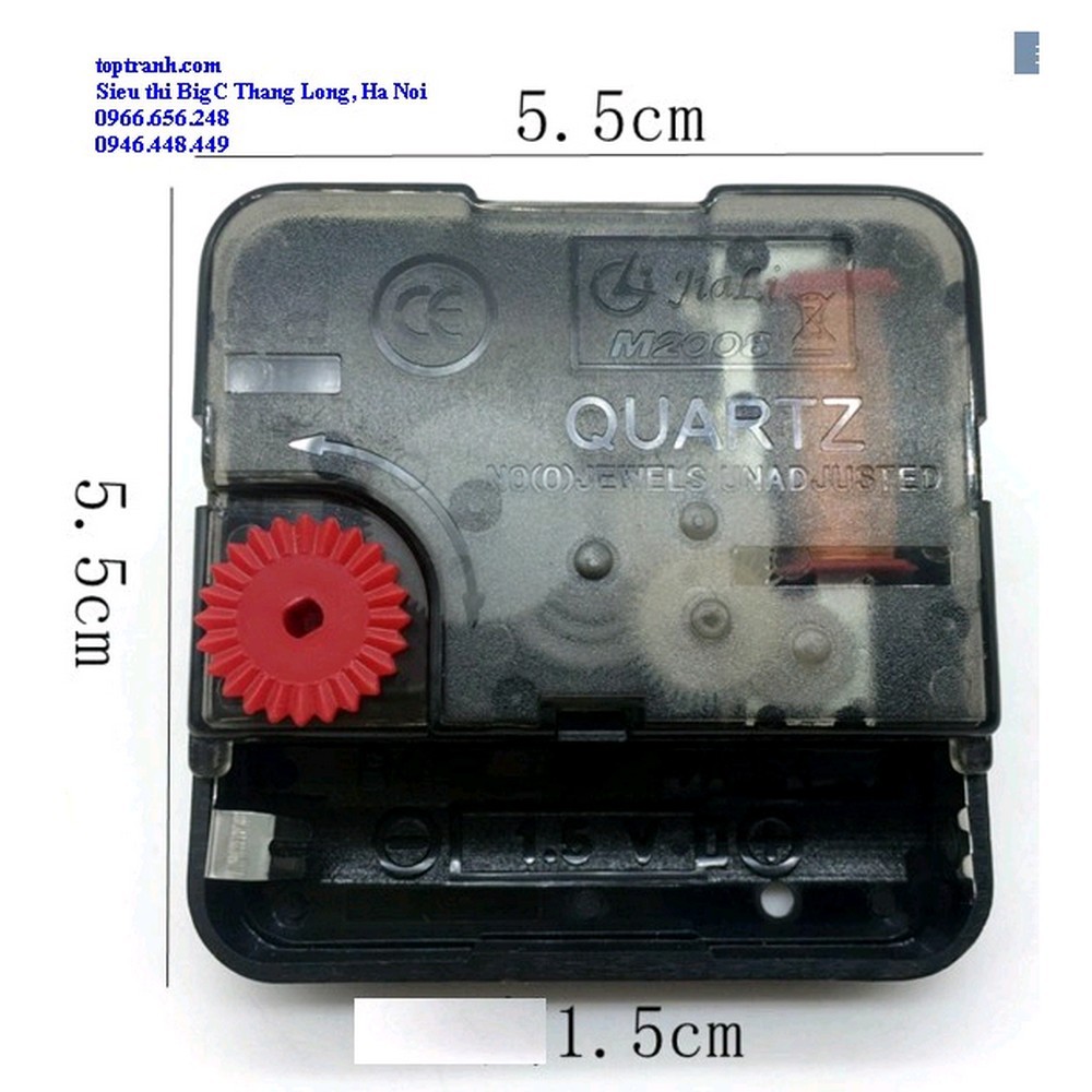 Máy đồng hồ treo tường hàng cao cấp, kim trôi chạy êm, bảo hành 1 năm.
