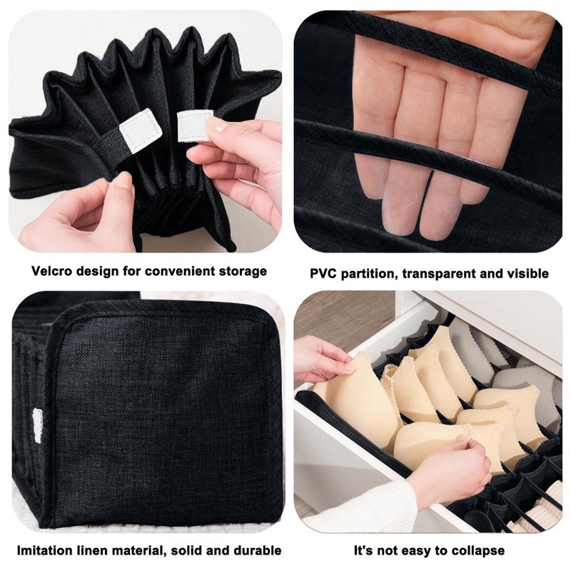 Hộp Lưu Trữ đồ Lót Nén Có Thể Thu Gọn Hộp Lưu Trữ Vớ