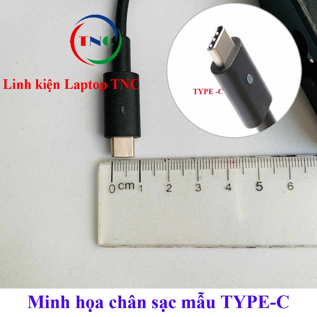Sạc Laptop Dell 20V 3.25A 65W chân C type c - hàng mới