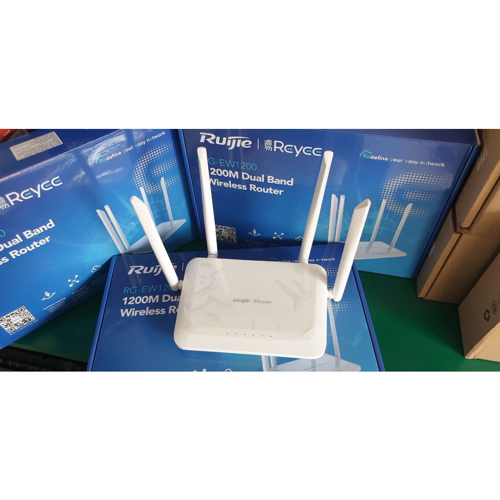 Bộ phát WiFi Ruijie RG EW1200 - Tốc độ cao tới 1167Mbps - Hàng Chính Hãng