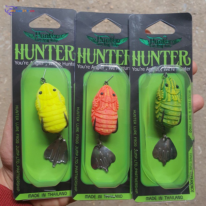 Mồi Câu Lure Thái Lan Hunter V4 Cực Nhạy Có 5 Màu