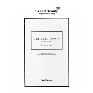 WELLDERMA - Mặt nạ dưỡng ẩm làm dịu da Wellderma Collagen Impact Essential mask