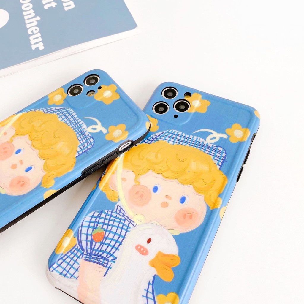 Ốp lưng iphone Ducky Baby IMD dày dặn viền nổi 6/6plus/6s/6splus/7/7plus/8/8plus/x/xr/xs/11/12/13/pro/max/plus/promax | BigBuy360 - bigbuy360.vn