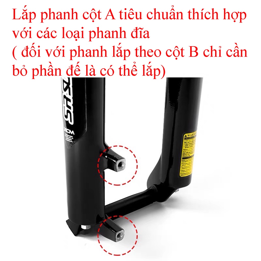 Càng giảm sóc xe đạp địa hình cao cấp 26inch