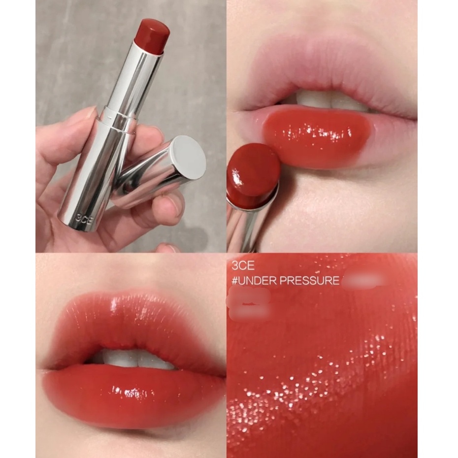 Son Bóng 3CE Glow Lip Color Màu Under Pressure