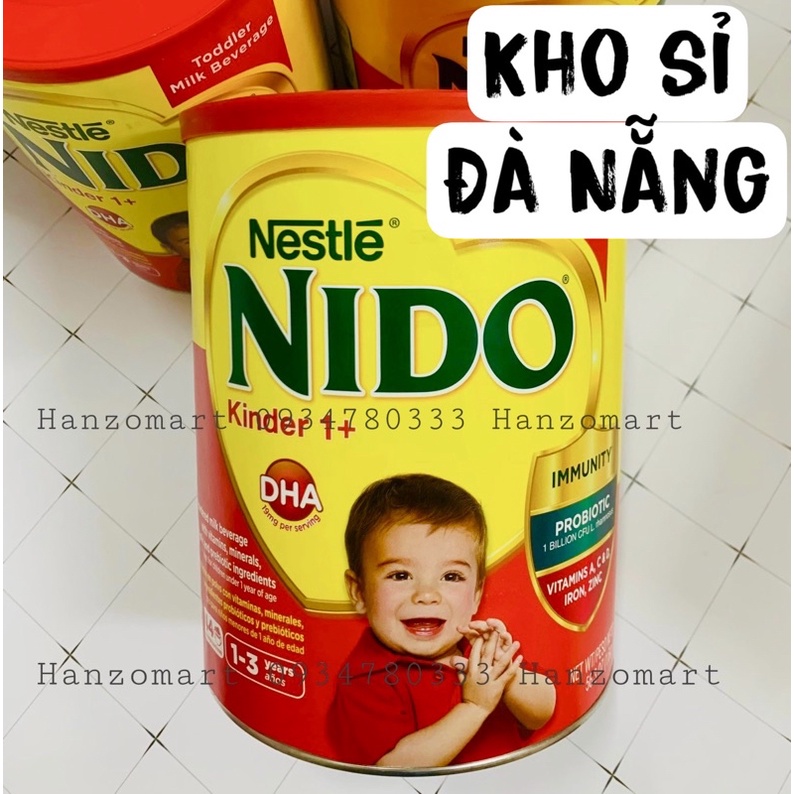 [9/2022] Sữa NIDO nắp đỏ 1.6kg Mỹ