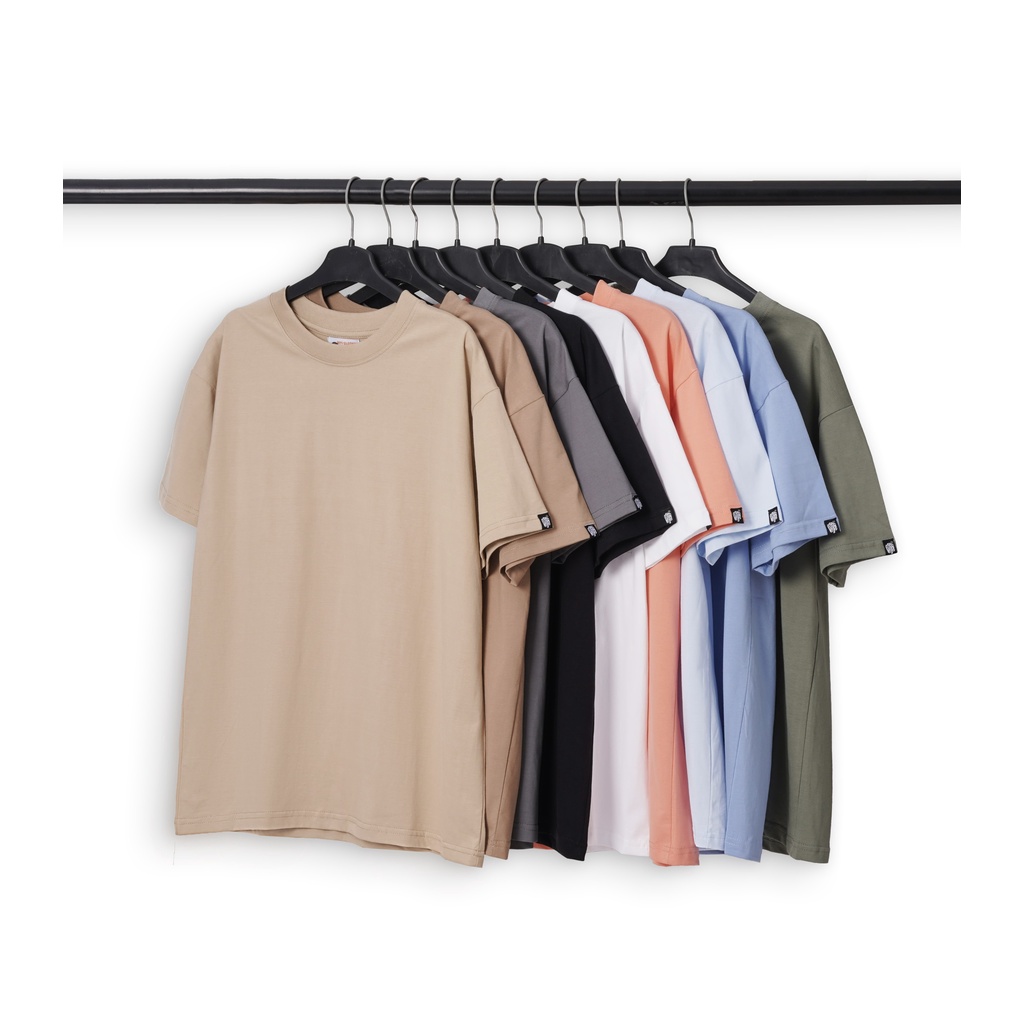 Áo thun Unisex NPV Basic Tee phông trơn nam-nữ tay lỡ form rộng 9 màu