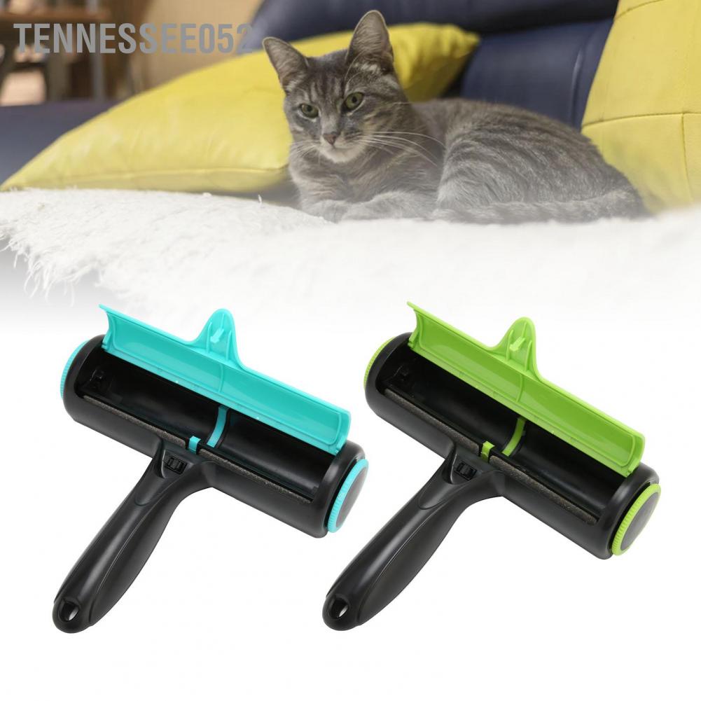 Hàng Sẵn Cây lăn bàn chải tẩy lông thú cưng làm sạch lông Bàn chải lăn hai chiều Tẩy lông thú cưng cho chó mèo Có thể tái sử dụng hiệu quả Hấp phụ tĩnh điện【Tennessee052】