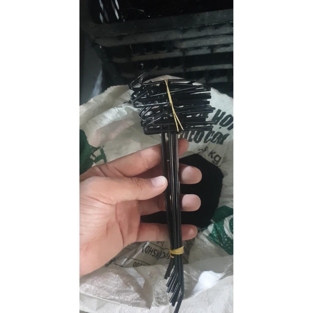 Bộ 10 Móc treo cài lưới treo phụ kiện móc treo hàng siêu thị,treo kệ siêu thị móc treo ốp lưng điện thoại sơn tĩnh điện