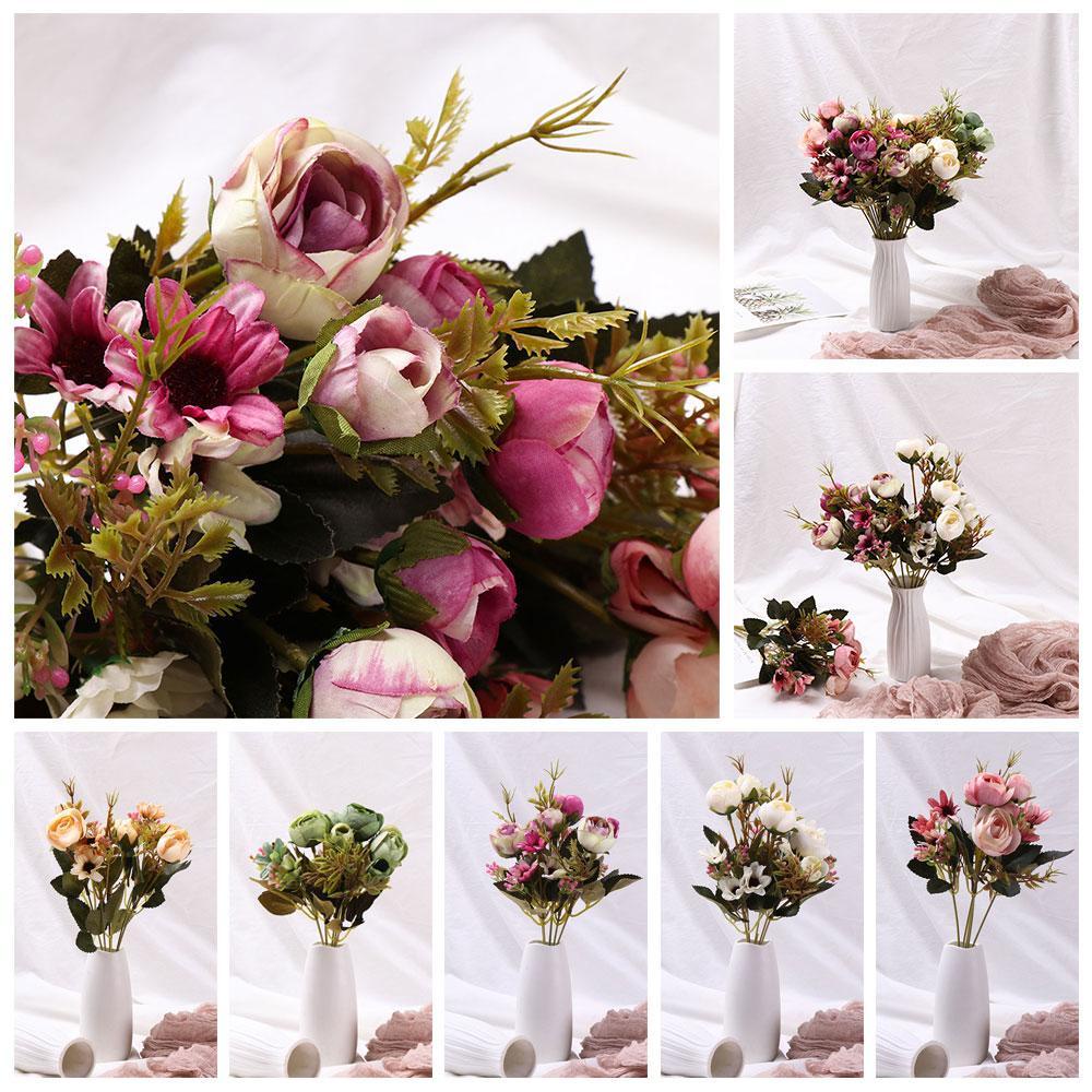 1 Chùm Hoa Cúc Nhân Tạo Dùng Cho Trang Trí Tiệc Cưới