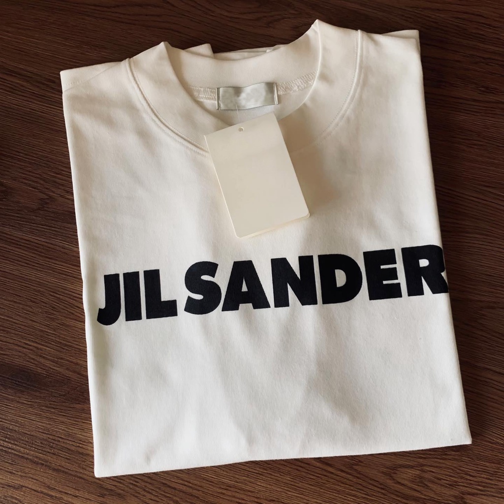 Áo thun unisex JIL SANDER Tee oversize tay lỡ form rộng dành cho nam nữ JIL