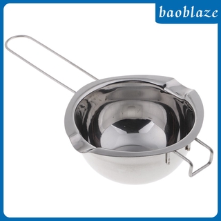 Nồi nấu sáp tay cầm dài bằng thép không gỉ dùng để làm nến DIY trang trí tiệc cưới hoặc trang trí gia đình