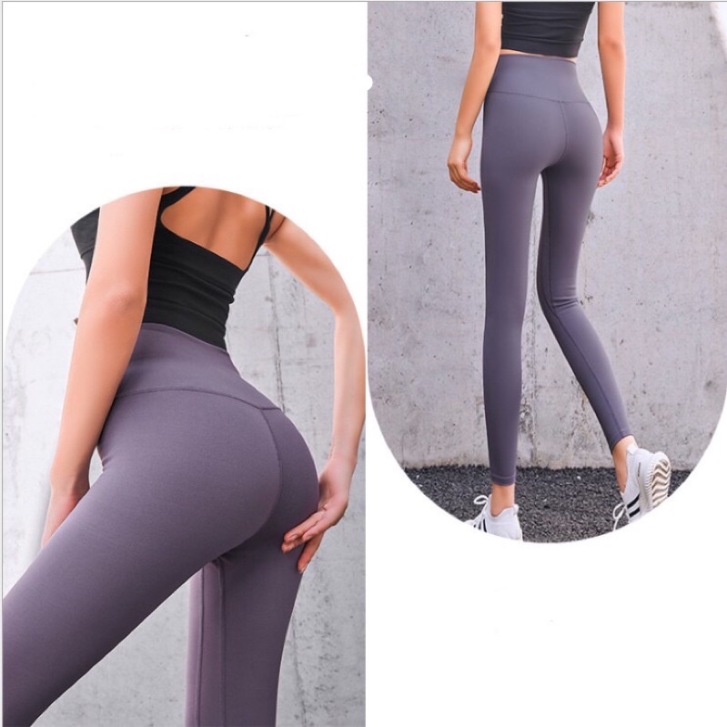 Quần legging nữ tập gym, yoga nâng mông dáng dài , quần cạp cao tập thể thao dáng ôm trẻ trung năng động M01