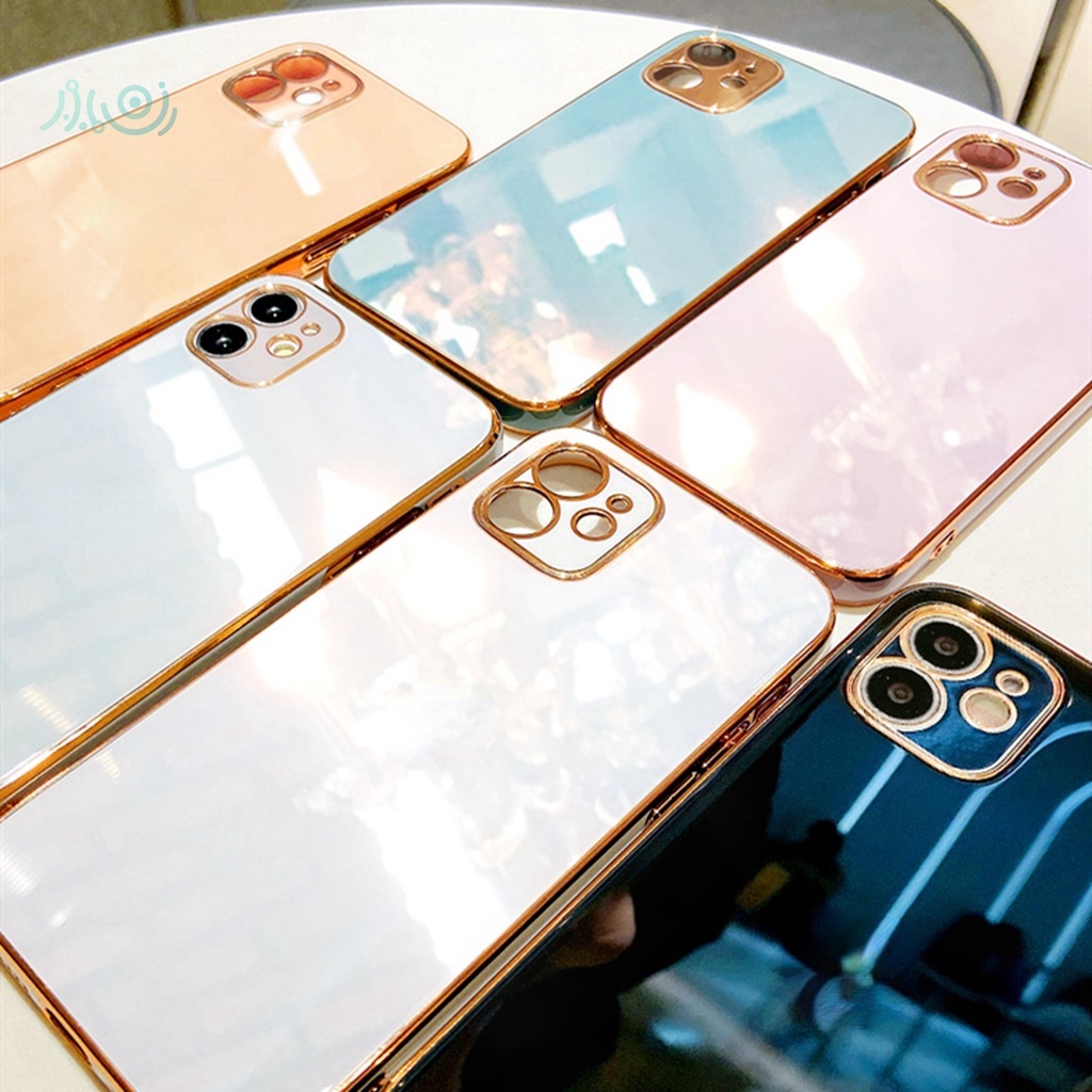 Ốp điện thoại kính cường lực 6D mạ điện thích hợp cho iPhone 13Pro Max 11 12 pro max X XS MAX XR 7+ 8 PLUS 11 Pro MAX