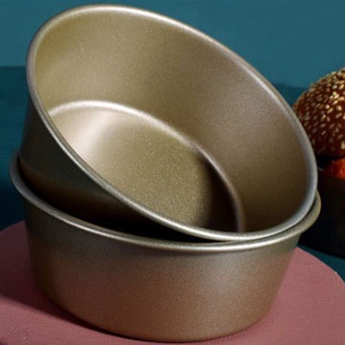 Khuôn Nướng Bánh Hình Tròn 4 Inch Chống Dính Tiện Dụng