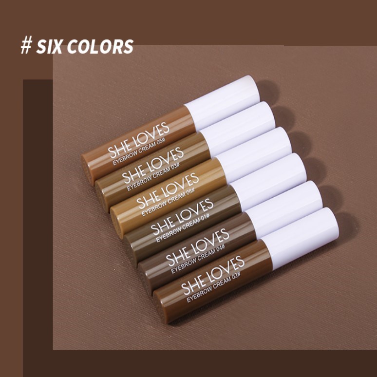 Mascara lông mày SHE LOVES  chống nước không lem bền màu Nature Naked Feeling Eyebrow Cream Sheloves SHEL13 | BigBuy360 - bigbuy360.vn