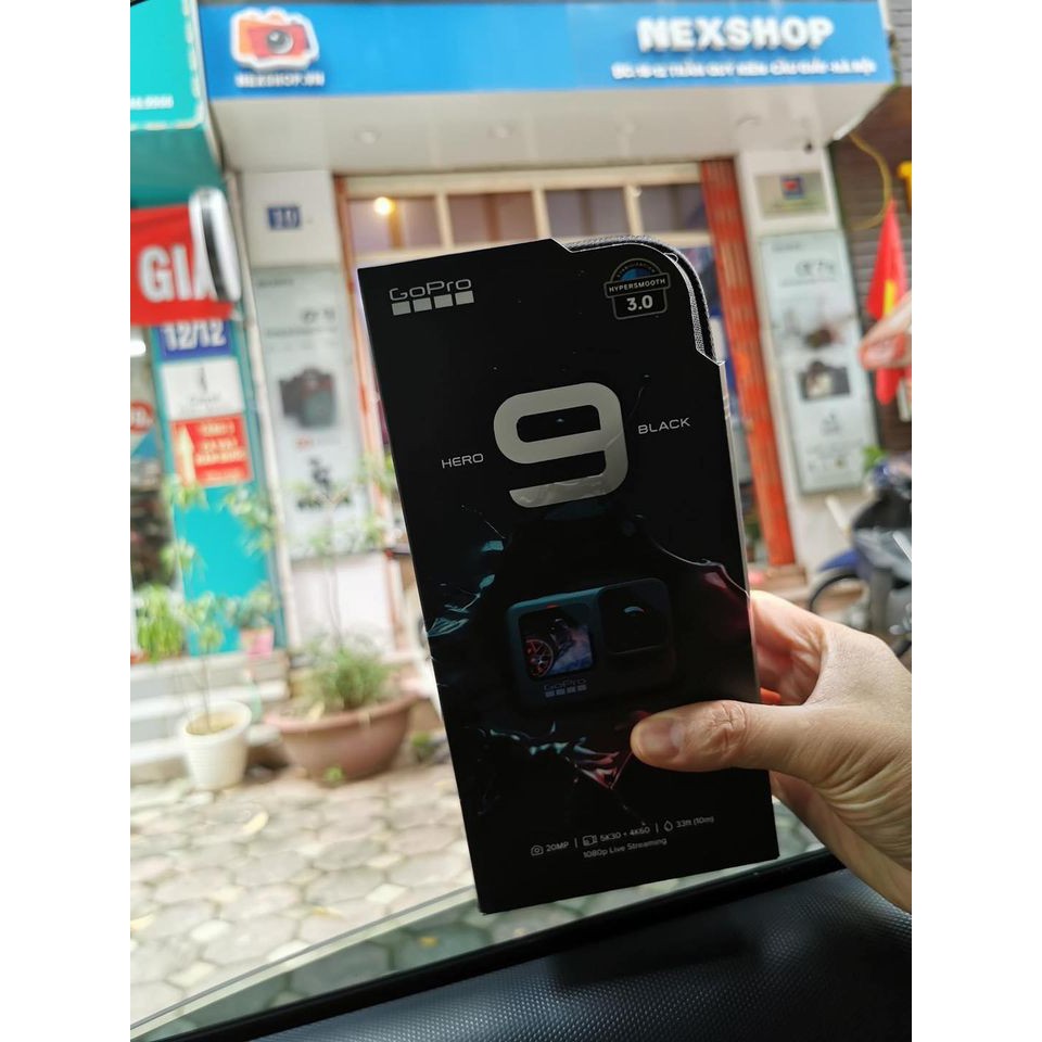 Máy quay phim GoPro HERO 9 Black | Chính hãng | FPT Bảo hành 12 Tháng