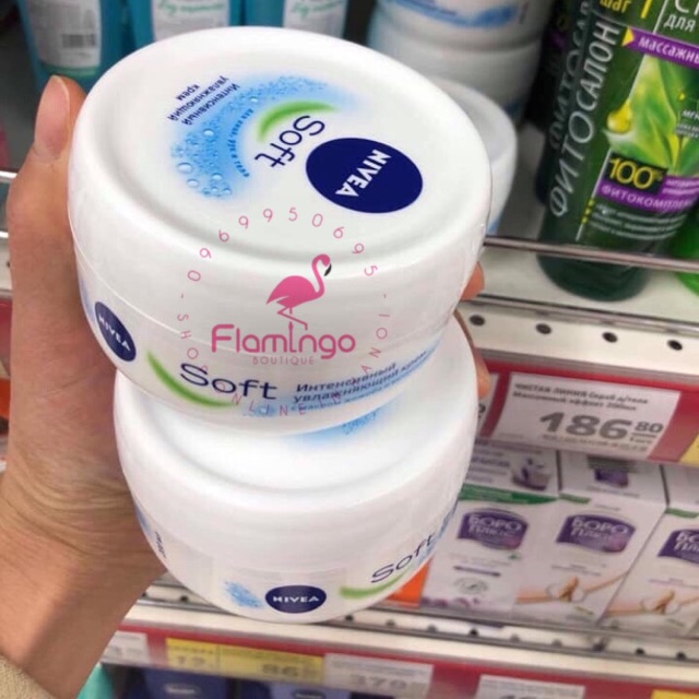 Kem dưỡng ẩm Nivea Soft (hũ 200ml & 100ml)