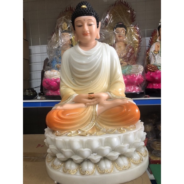 TƯỢNG PHẬT TAM THÁNH cao 55cm - TƯỢNG ĐÀI LOAN 19in