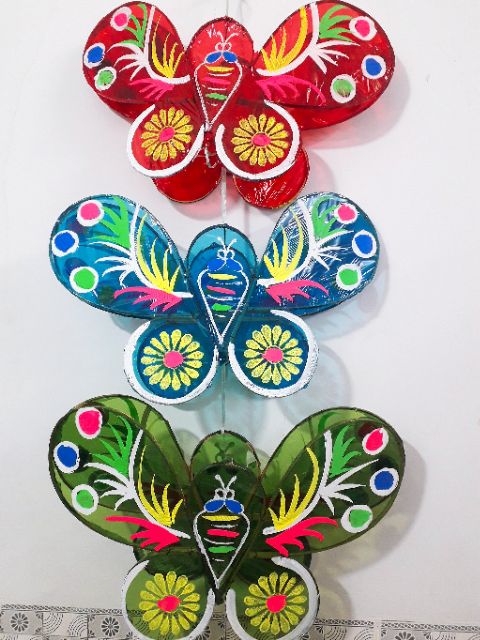 Lồng đèn Trung thu giấy kiếng hình con bướm