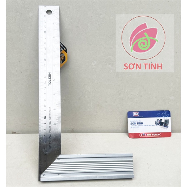 Thước Ke Thước Đo Góc Vuông Nhôm 300mm TOLSEN 35039