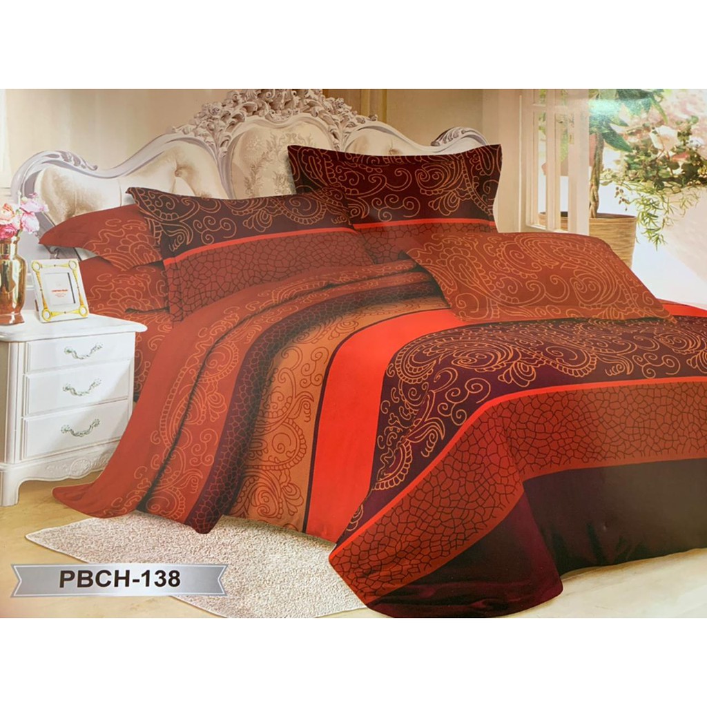 Vỏ Gối Chăn Và Ga Giường Cotton Lanh Họa Tiết Hoa Hiện Đại 180x200 King Size