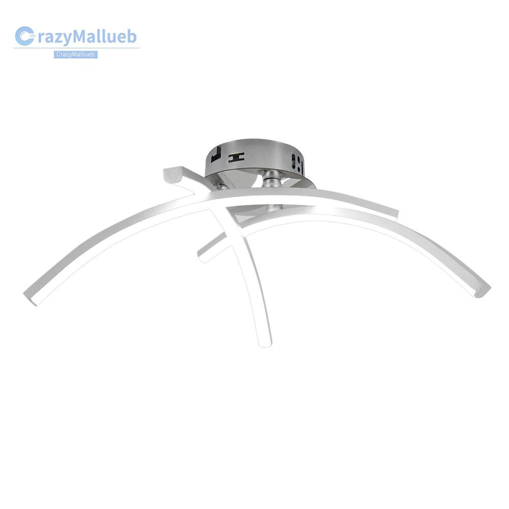 Crazymallueb❤Modern Trigeminal 85-265V LED Ceiling Lamp Chandelier Bedroom Home Lighting❤Lighting