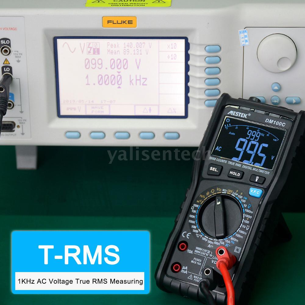 MESTEK 10000 Counts True RMS Multifunctional Digital Multimeter Measuring AC/DC Voltage Current Resistance Capacitance F