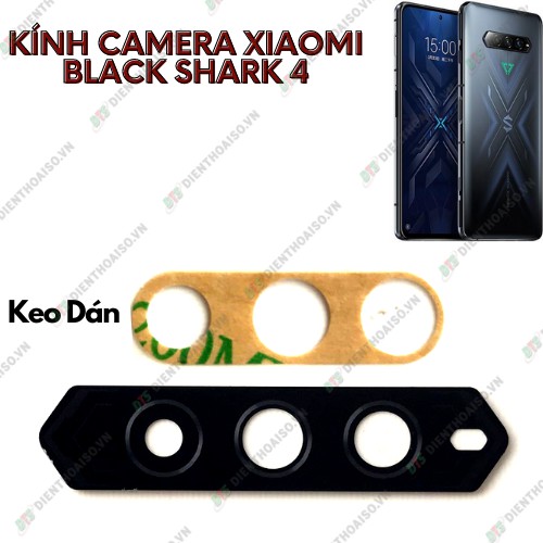 Kính camera xiaomi black shark 4 kèm keo dán