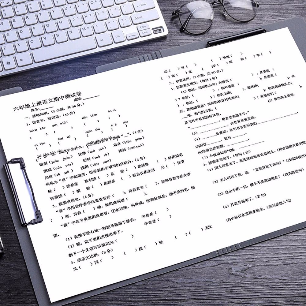 Bìa Kẹp Tài Liệu Khổ A4 Bằng Nhựa Cứng Có Móc Kim Loại Nhiều Màu Sắc