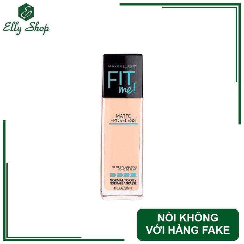 Kem Nền Maybelline Fit Me Matte + Poreless Foundation - 30ml