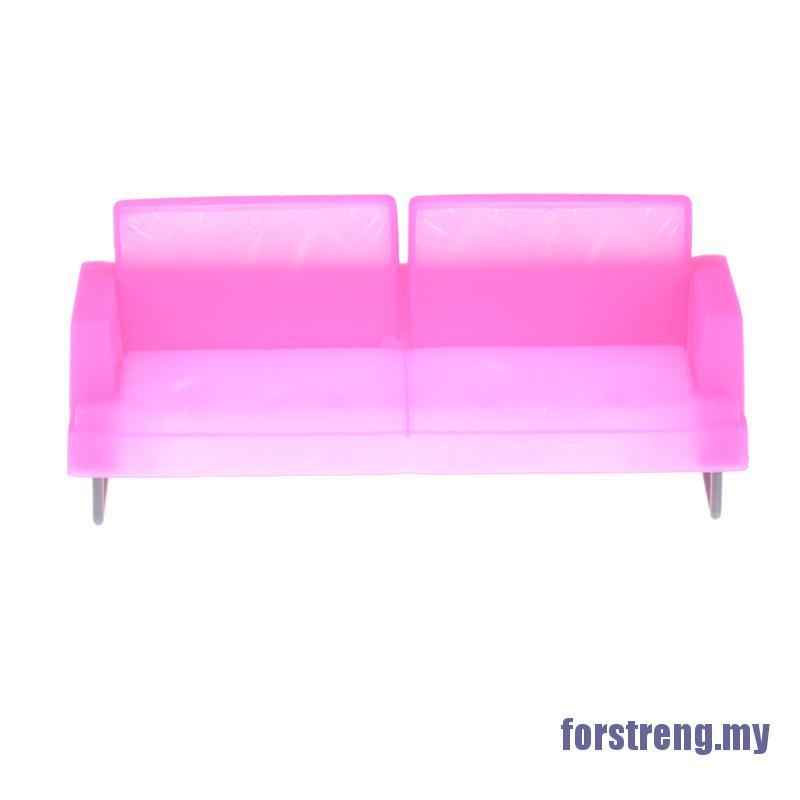 Ghế Sofa Bằng Nhựa Màu Hồng Thiết Kế Mới Cao Cấp Dành Cho Búp Bê