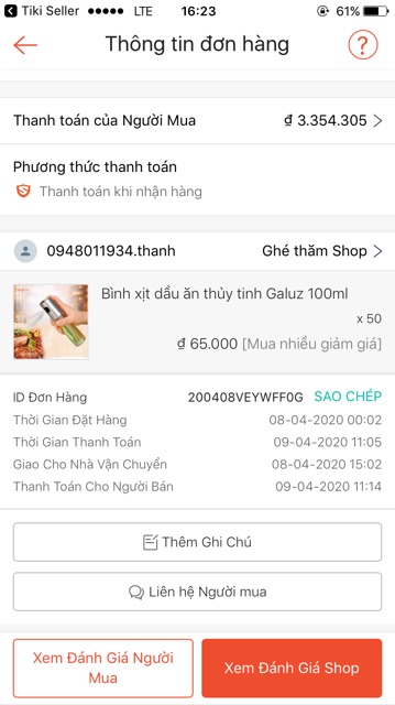 Bình xịt dầu ăn thủy tinh Galuz 100ml | BigBuy360 - bigbuy360.vn